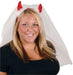 Devil Horns Headband with Veil