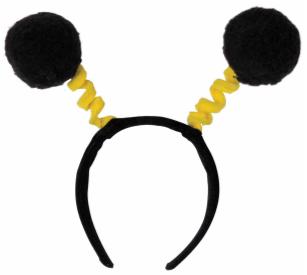 Black & Yellow Soft-Touch Pom-Pom Boppers