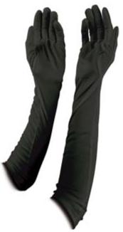 Black Evening Gloves, One Size Fits Most