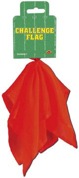CHALLENGE FLAG (1/PACK) 9" RED