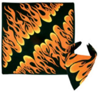 Bandana flammes, 56 x 56 cm
