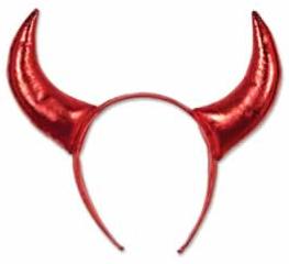 Red Devil Horns Headband
