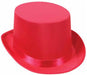 Pink Satin Sleek Top Hat
