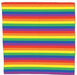 Rainbow Bandana, 22 x 22 Inches