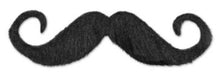 Handlebar Hairy Mustache, 5-Inch Self-Adhesive