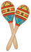 8" FIESTA FUN PARTY MARACAS 2/PKG