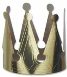 6.5-Inch Gold Foil King's Crown