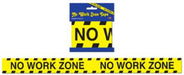 No Work Zone Retirement Party Tape