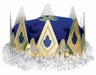 Blue Velour Royal Queen's Crown