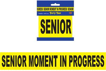 Senior Moment in Progress Party Tape