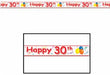 Happy 30th Birthday Party Tape