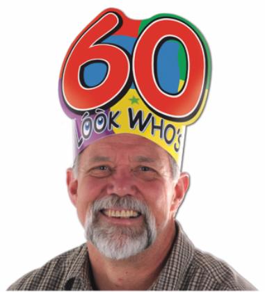 Look Who's 60 Birthday Headband