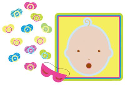 Pin the Pacifier Baby Shower Game