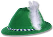 Green Velour Tyrolean Hat