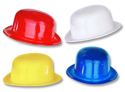 Assorted Plastic Derby Hats