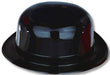 Black Plastic Derby Hat