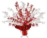 15-Inch Red & Opalescent Heart Gleam 'N Burst Centerpiece