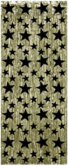 STAR GLEAM CURTAIN BK&GD 8'X3'