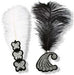 Black and White Roaring 20s Tiaras, Box of 50