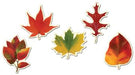 Mini Fall Leaf Cutouts, 10 Count