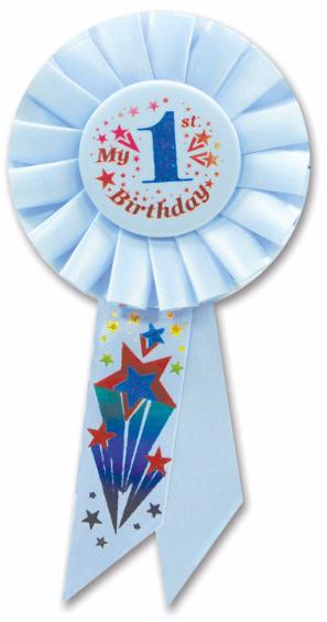 Rosace bleue pour mon 1er anniversaire