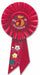 My 5th Birthday Red Rosette