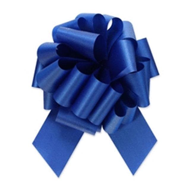 Royal Blue Poly Pull Bow - 8 Inches