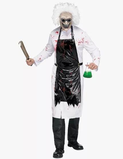 Mad Scientist Costume: Adult Size (6'/200 lbs) (1/Pk)