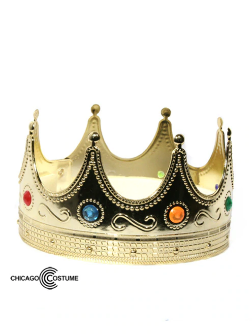 Jeweled Plastic King Crown