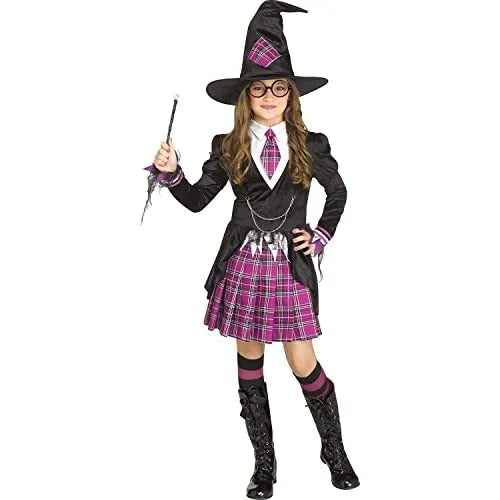 School Girl Wizard Witch Apprentice Costume (1/Pk)
