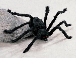 Small Black Spiders Halloween Decorations