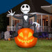 9.5 ft Jack Skellington on Pumpkin Airblown Inflatable