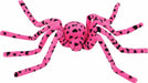 47-Inch Pink and Black Spider Decoration