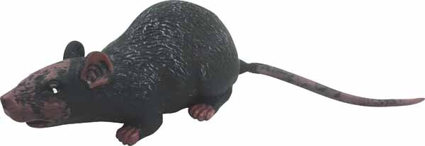 10-Inch Latex Rat Halloween Prop