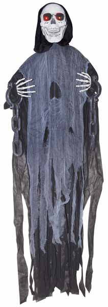 Hanging Animated Black Reaper in Chains
