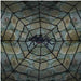 Rope Spider Web with Posable Spider Halloween Decoration