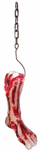 12-Inch Bloody Butcher Leg Halloween Prop