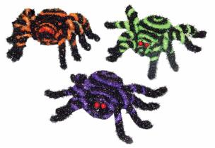 Hypno Spiral Spider Halloween Decoration, Assorted