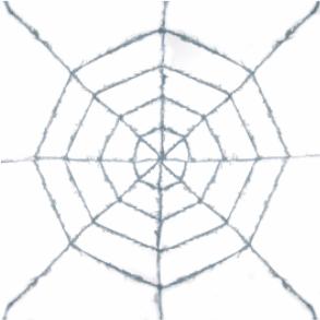 6-Foot Elastic Creepy Web Halloween Decoration