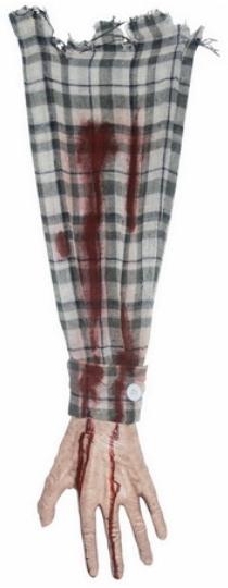 Bloody Arm with Cloth Halloween Prop