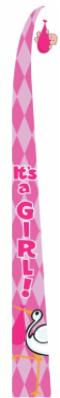It's a Girl Party Flag Banner, 12.5 ft