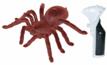 Brown Remote Control Spider Halloween Prop