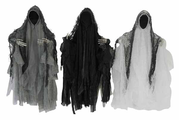 21-Inch Faceless Reaper Halloween Prop, Assorted Styles