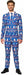 Suitmeister Men's Blue Nordic Christmas Suit, X-Large