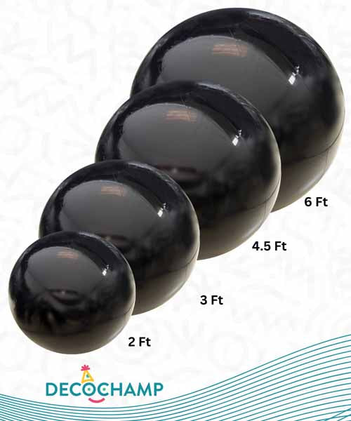 DECOCHAMP DECO BALL COMBO 5PC BLACK