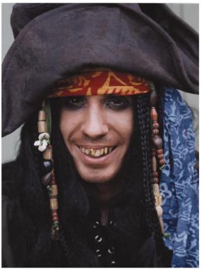 Scarecrow Pirate Costume Teeth