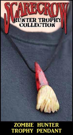 Trophy Zombie Scarecrow Pendant