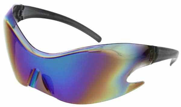Futuristic Wraparound Sunglasses, 12 Pairs