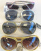 Gold & Silver Frame Elvis-Style Costume Sunglasses, 12 Pairs