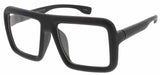 Clear Lens Rectangular Glasses with Thick Frames, 12-Pack